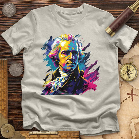 Alexander Hamilton Vibrant T-Shirt Ice Grey / S