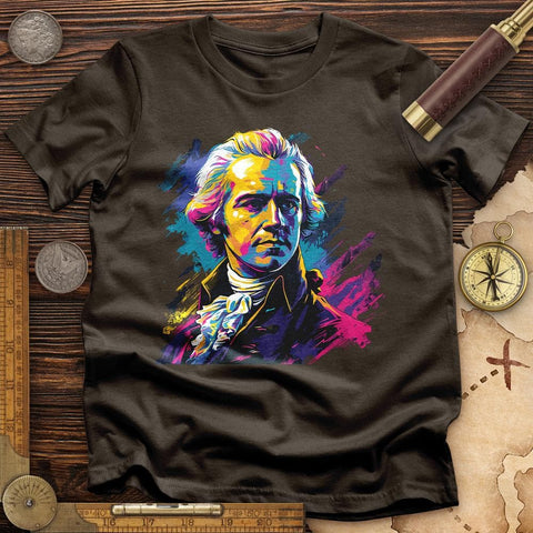 Alexander Hamilton Vibrant T-Shirt Dark Chocolate / S