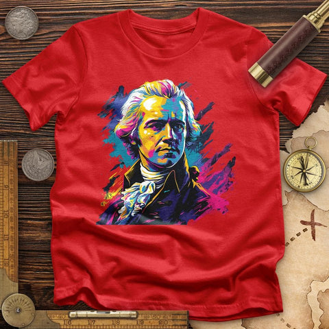 Alexander Hamilton Vibrant T-Shirt Red / S