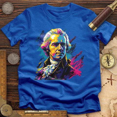 Alexander Hamilton Vibrant T-Shirt Royal / S