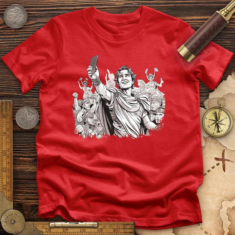 Alexander The Great Selfie T-Shirt Red / S