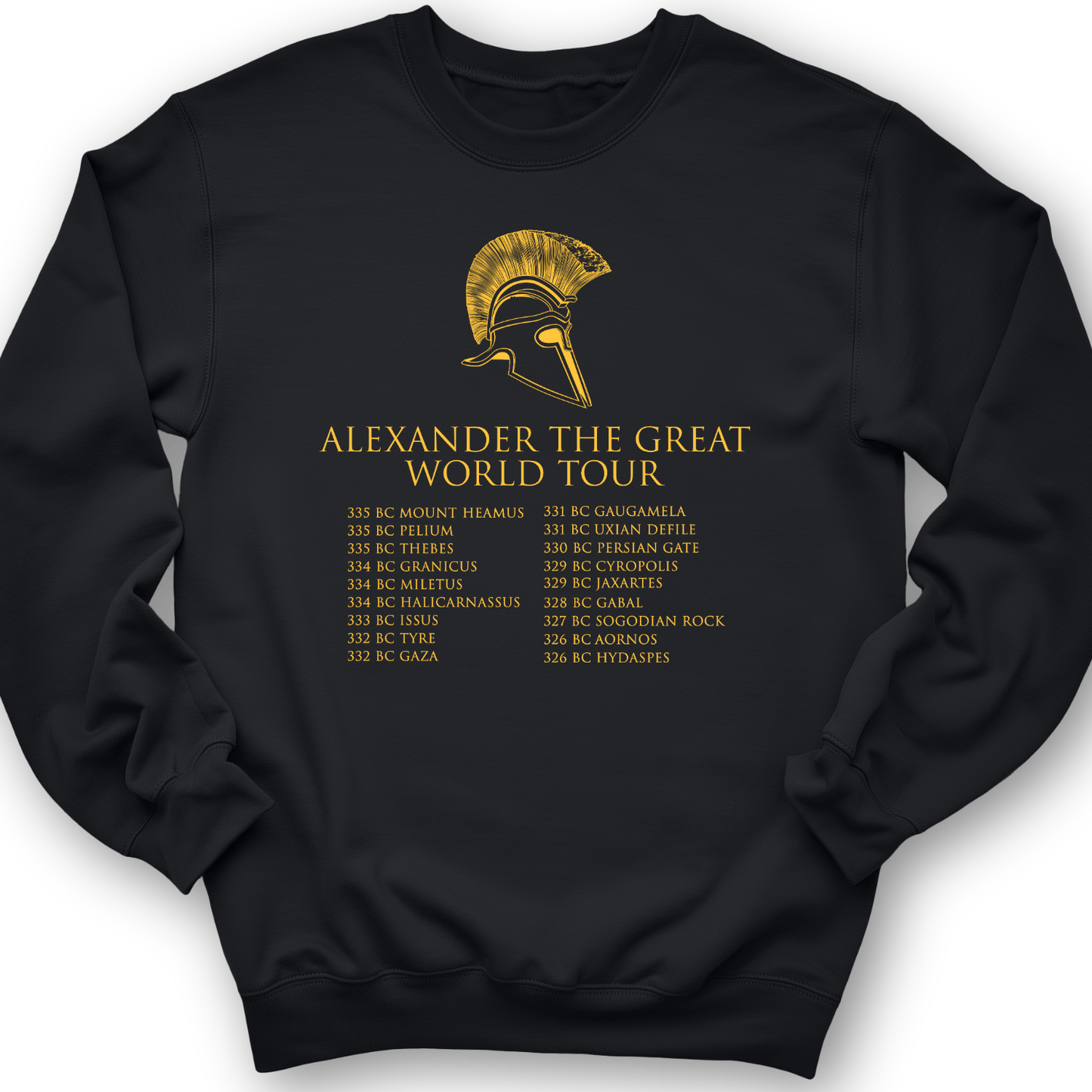 Alexander World Tour Crewneck Black / S