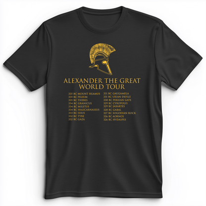Alexander World Tour Premium Tee Dark Grey Heather / S