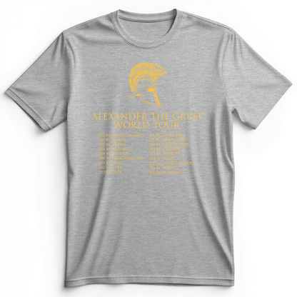 Alexander World Tour Premium Tee Athletic Heather / S