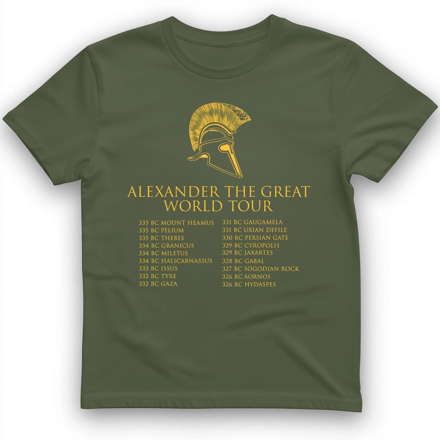 Alexander World Tour T-Shirt Military Green / S