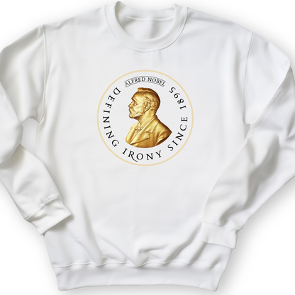 Alfred Nobel Crewneck White / S
