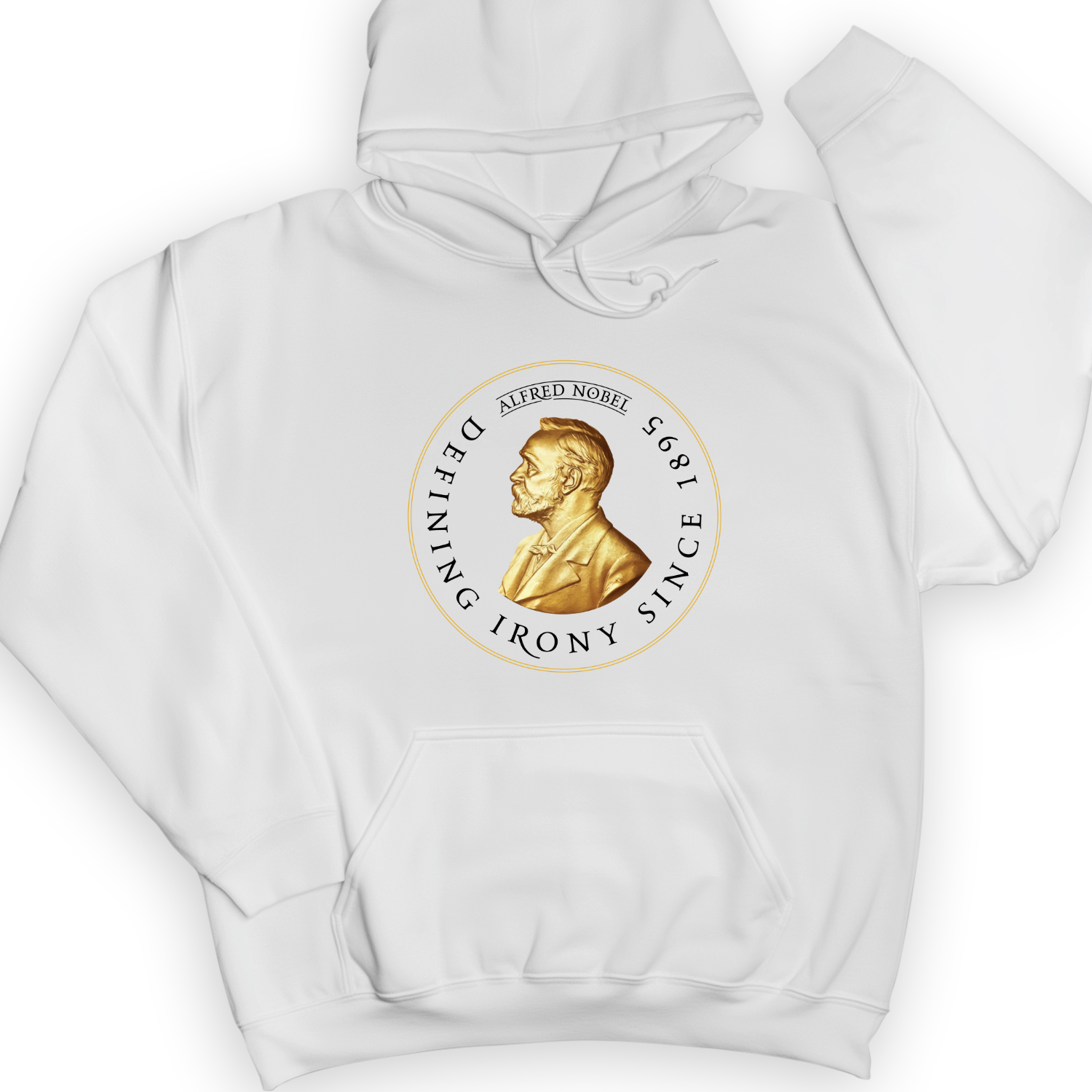 Alfred Nobel Hoodie White / S