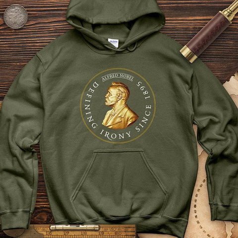 Alfred Nobel Hoodie Military Green / S