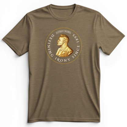 Alfred Nobel Premium Tee Heather Olive / S