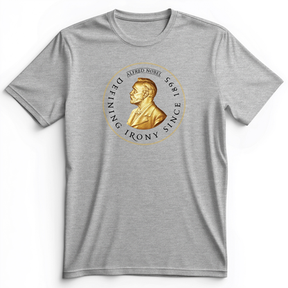 Alfred Nobel Premium Tee Athletic Heather / S