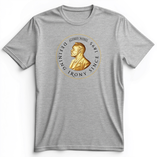 Alfred Nobel Premium Tee Athletic Heather / S