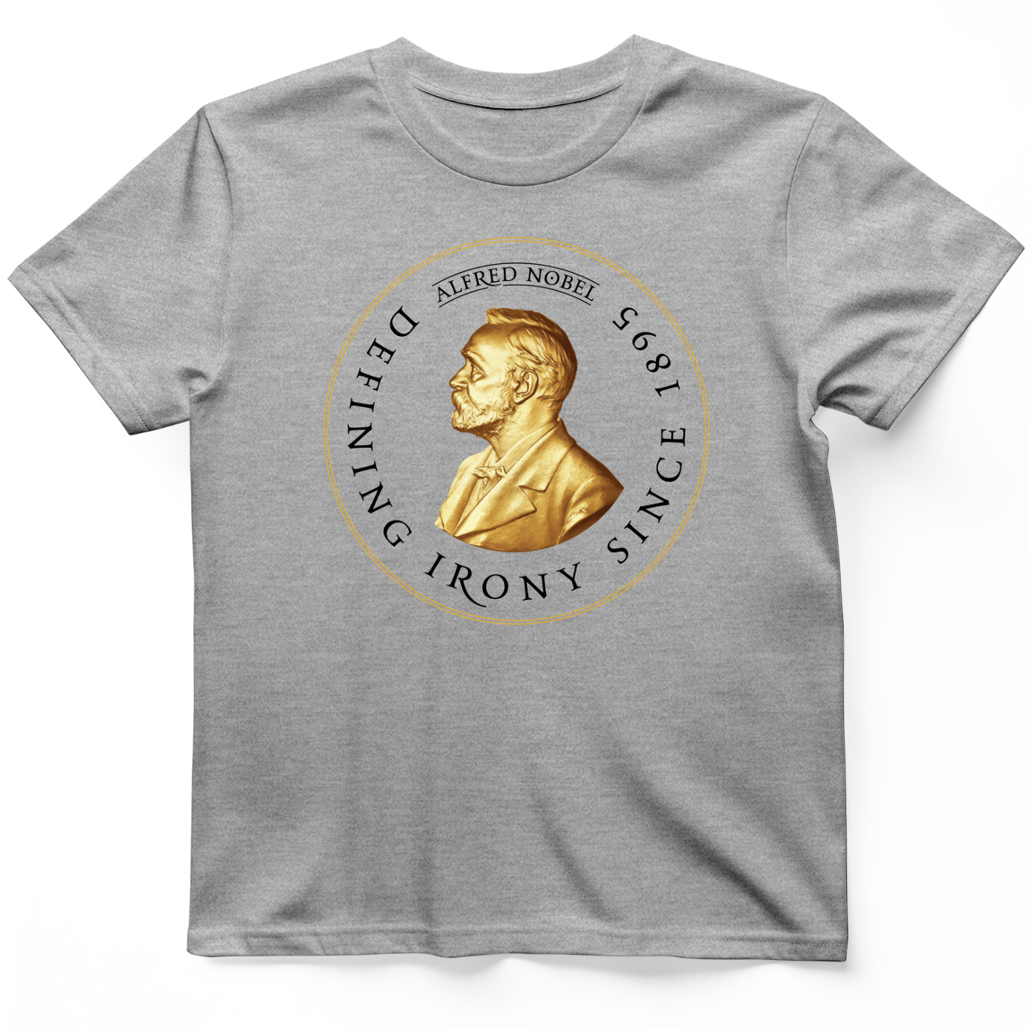 Alfred Nobel T-Shirt Sport Grey / S