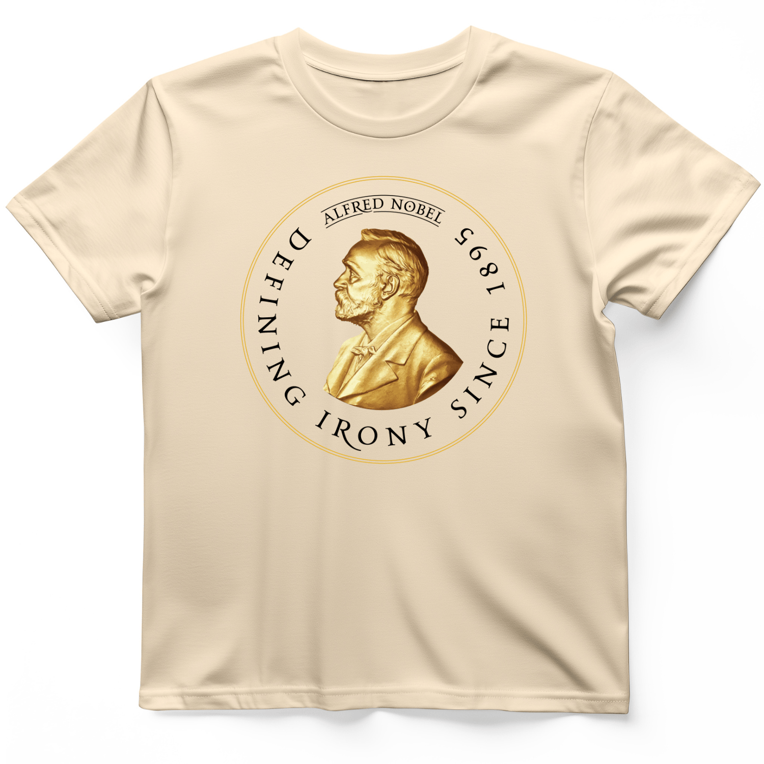 Alfred Nobel T-Shirt Natural / S