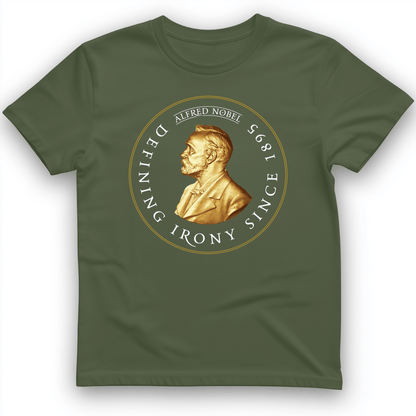 Alfred Nobel T-Shirt Military Green / S