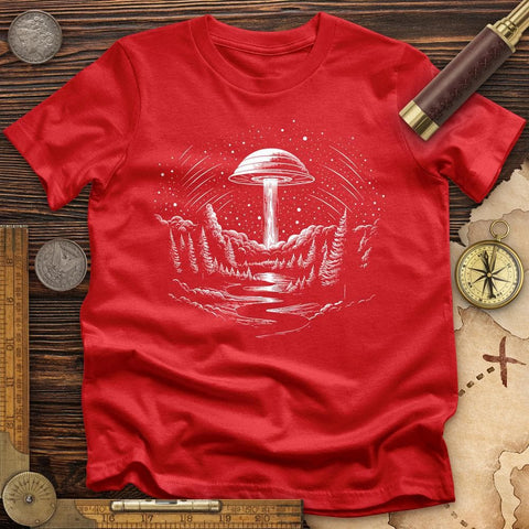 Alien Ship T-Shirt Red / S