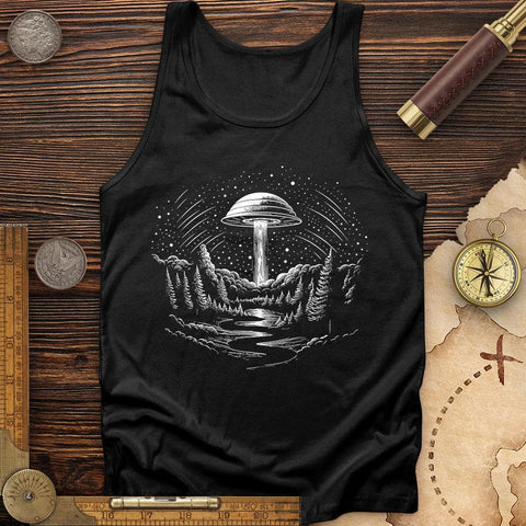 Alien Ship Tank Black / XS