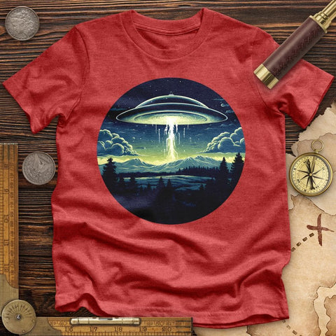 Alien Spaceship High Quality Tee