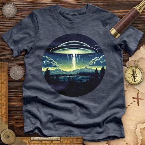 Alien Spaceship High Quality Tee