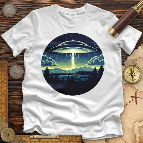 Alien Spaceship High Quality Tee