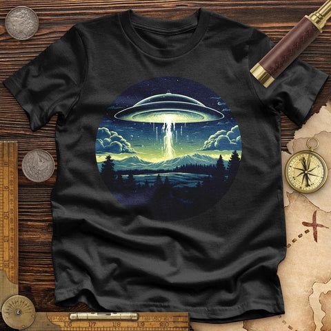 Alien Spaceship High Quality Tee