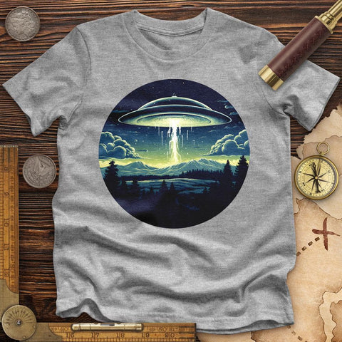 Alien Spaceship High Quality Tee