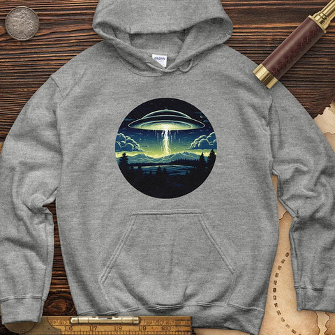 Alien Spaceship Hoodie Sport Grey / S