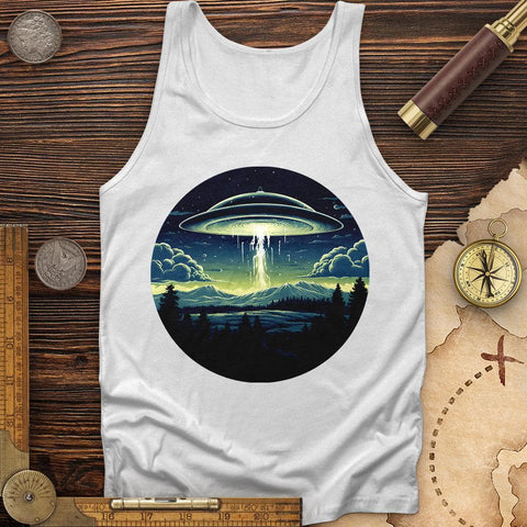 Alien Spaceship Tank White / XS