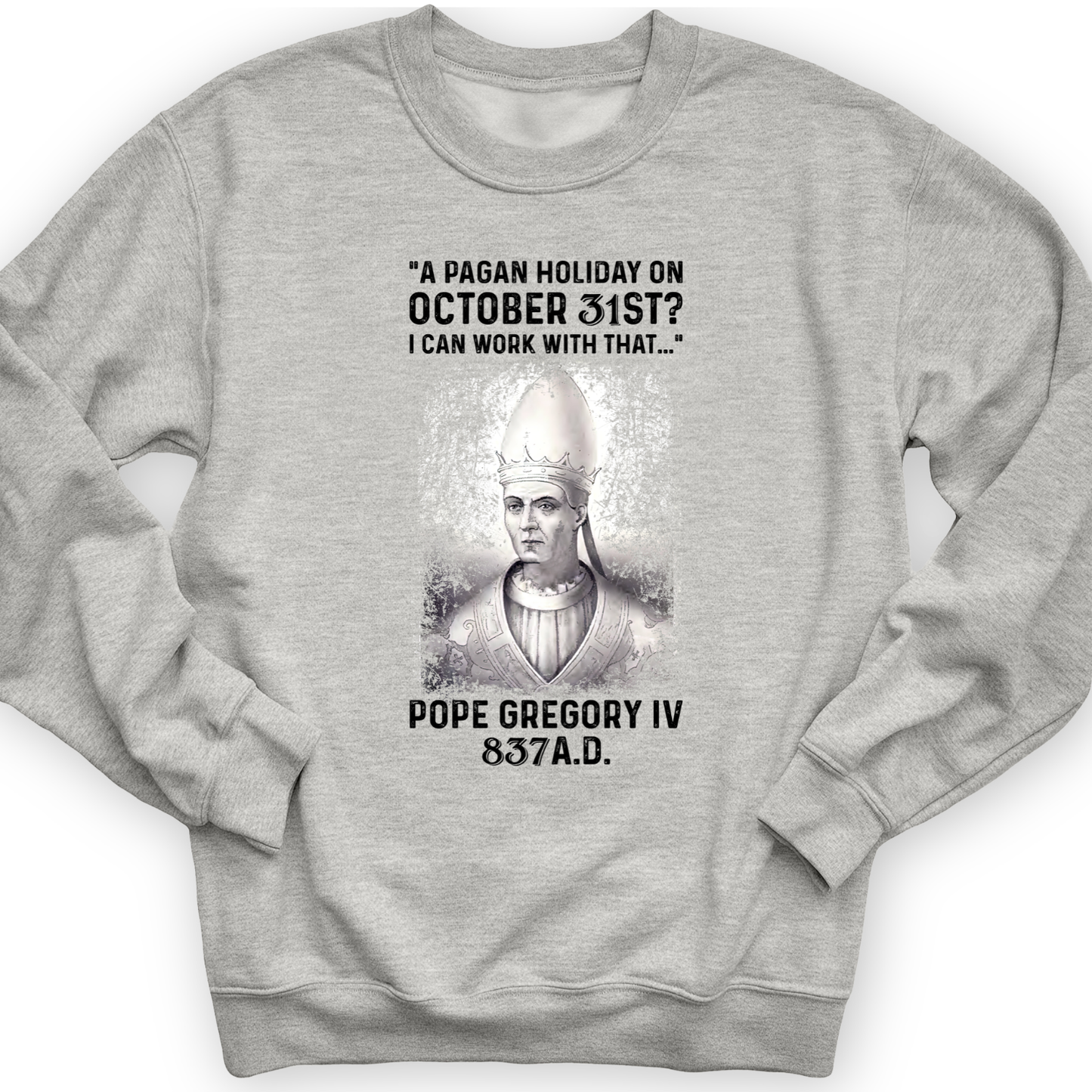 All Saint's Day Crewneck Sport Grey / S