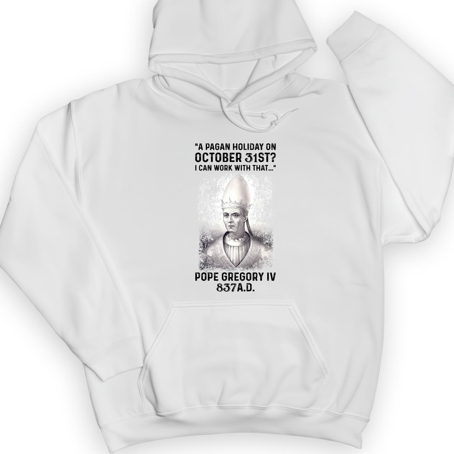 All Saint's Day Hoodie White / S