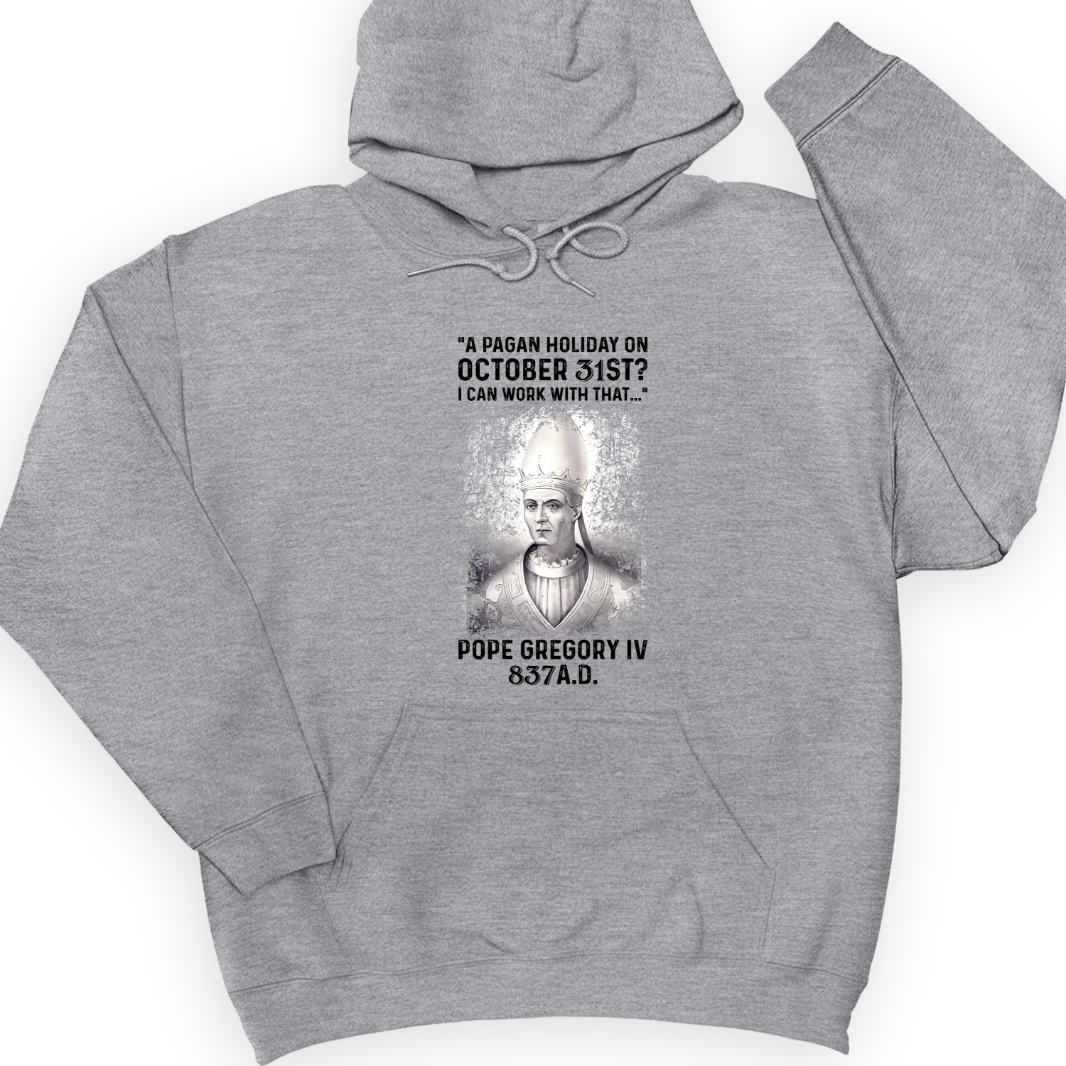 All Saint's Day Hoodie Sport Grey / S