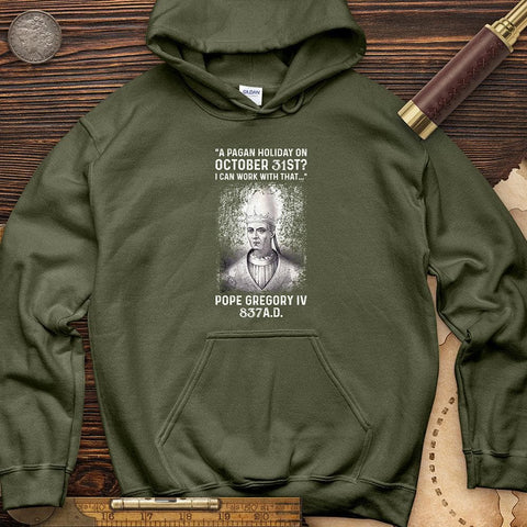 All Saint's Day Hoodie Military Green / S