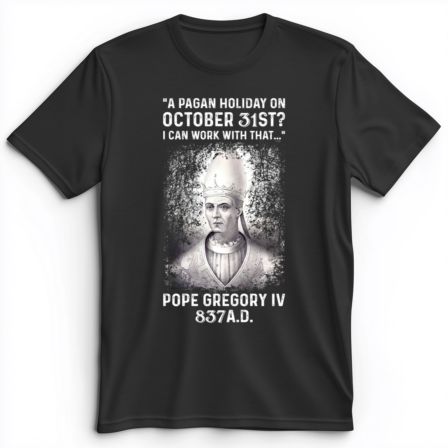 All Saint's Day Premium Tee Dark Grey Heather / S