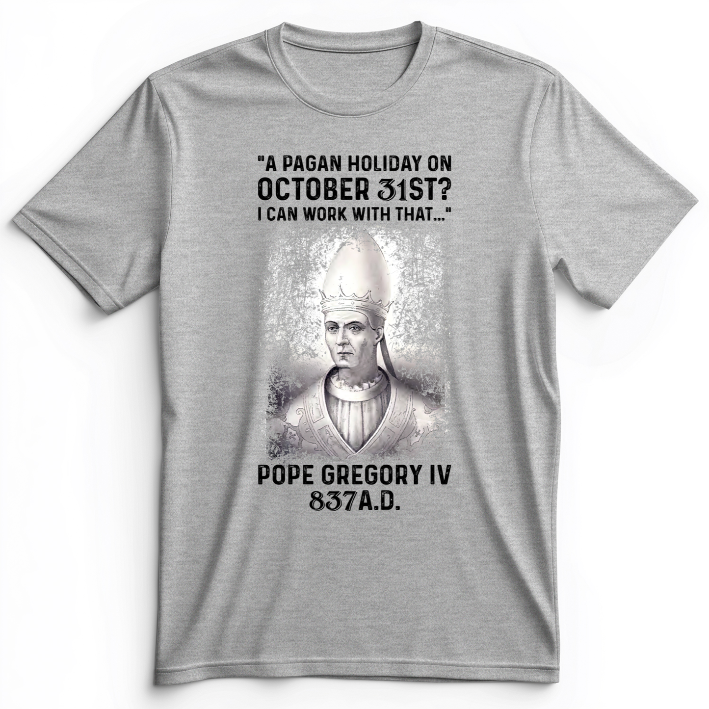 All Saint's Day Premium Tee Athletic Heather / S