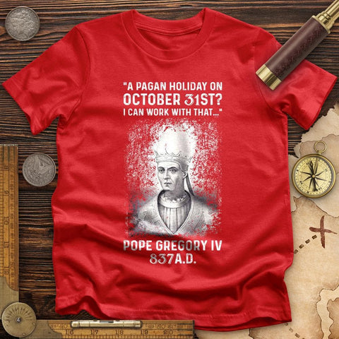 All Saint's Day T-Shirt Red / S