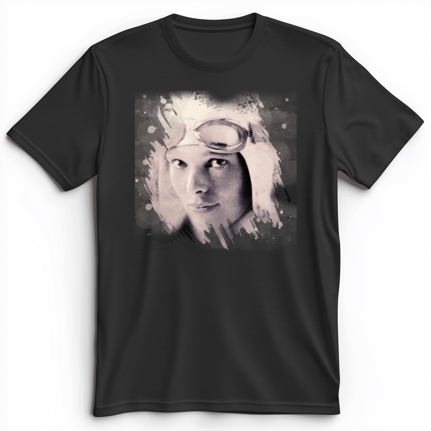 Amelia Earhart in Color Premium Tee