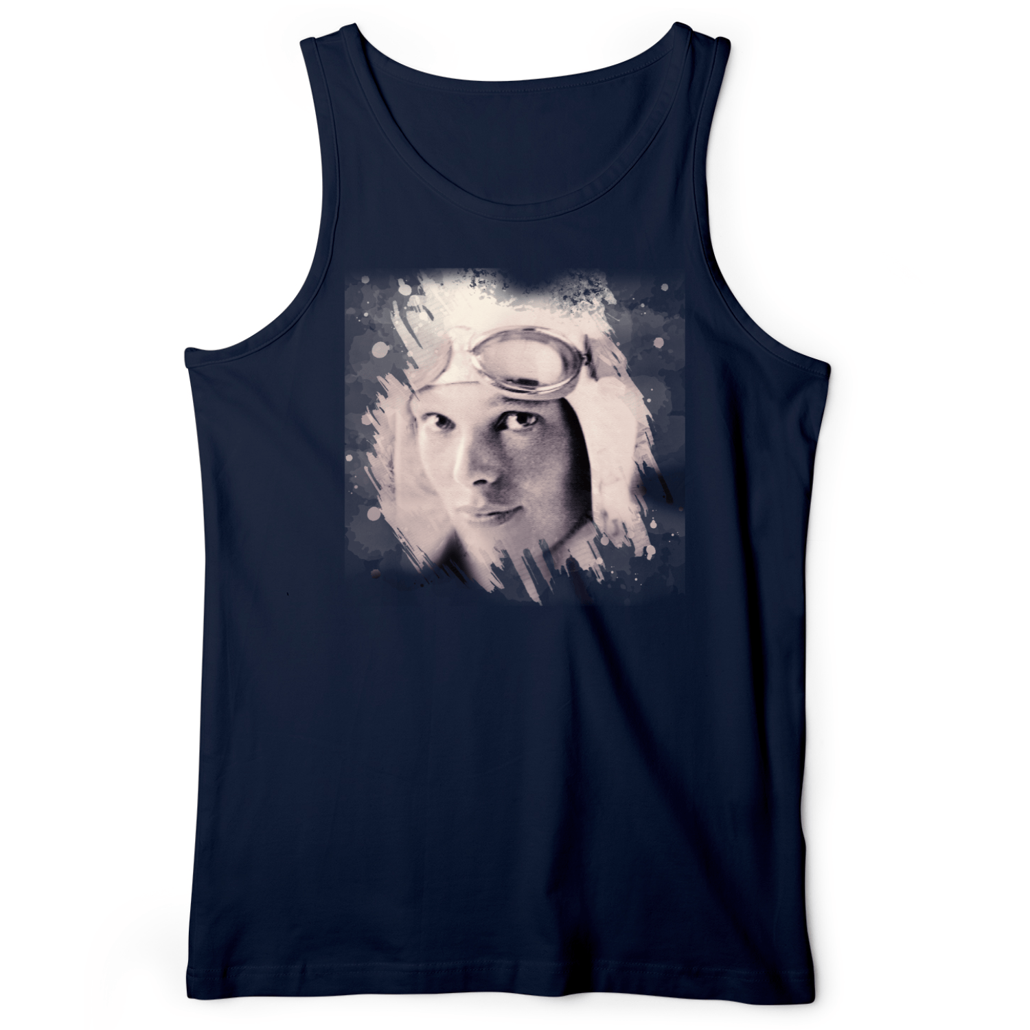 Amelia Earhart in Color Tank Navy / XS