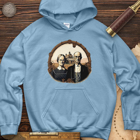 American Gothic Parody Fine Art Hoodie