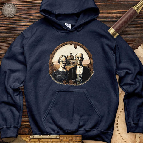 American Gothic Parody Fine Art Hoodie