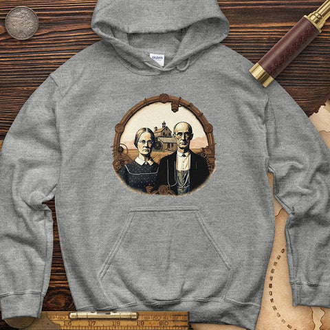 American Gothic Parody Fine Art Hoodie