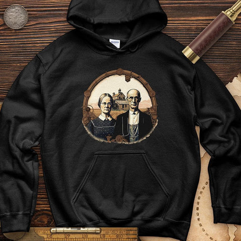 American Gothic Parody Fine Art Hoodie