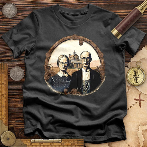 American Gothic Parody Fine Art T-Shirt