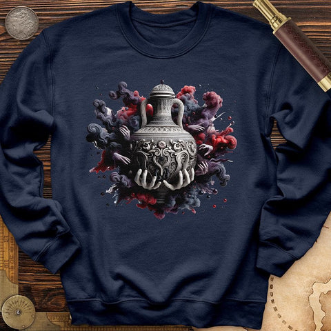 An Ornate Ancient Crewneck Navy / S