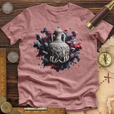 An Ornate Ancient High Quality Tee Heather Mauve / S