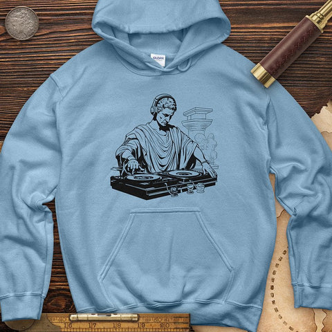 Ancient DJ Music Hoodie Light Blue / S