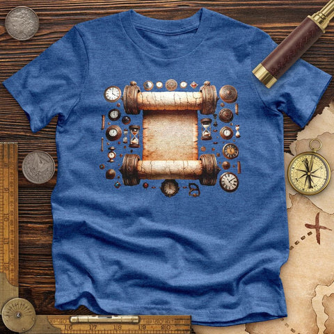 Ancient Scroll Premium QualityTee Heather True Royal / S