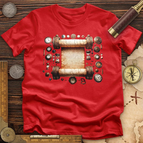 Ancient Scroll T-Shirt Red / S