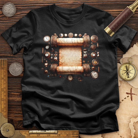 Ancient Scroll T-Shirt Black / S