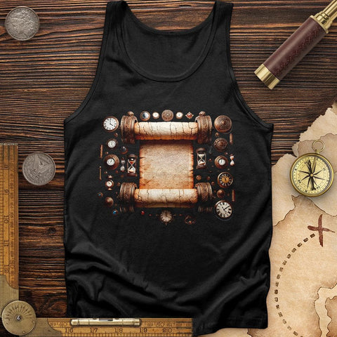 Ancient Scroll Tank Black / XS