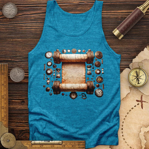 Ancient Scroll Tank Aqua TriBlend / XS