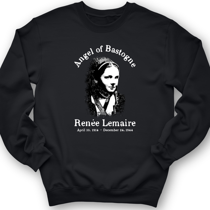 Angel of Bastogne Crewneck Black / S